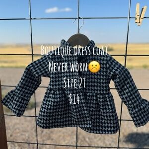 Boutique toddler coat